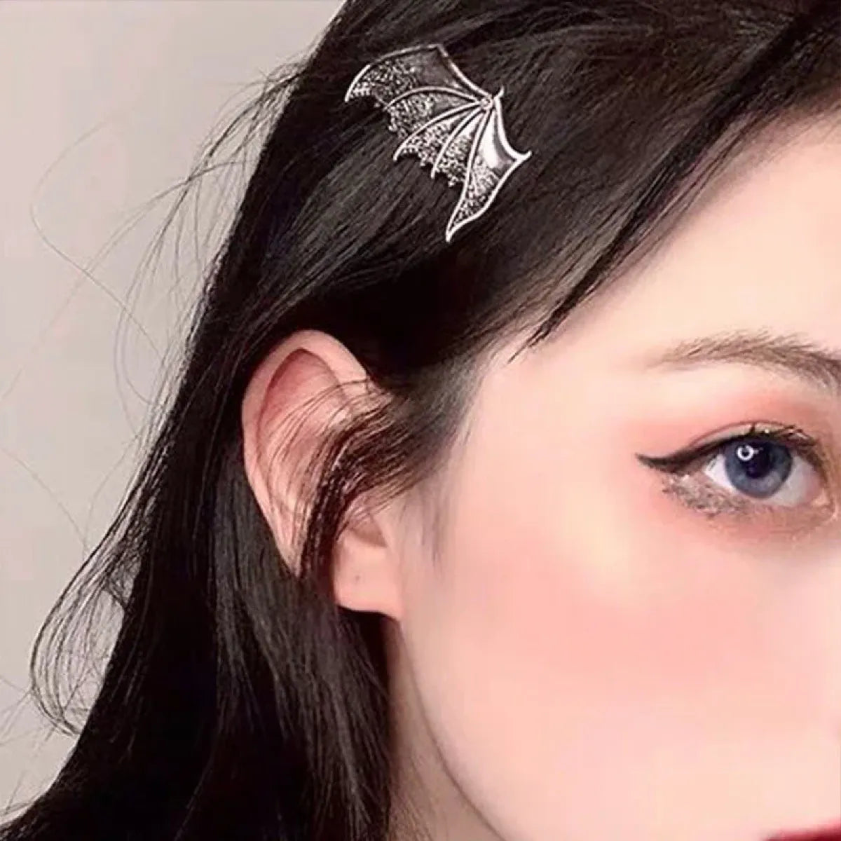 Gothic Bat Wing Hair Clip