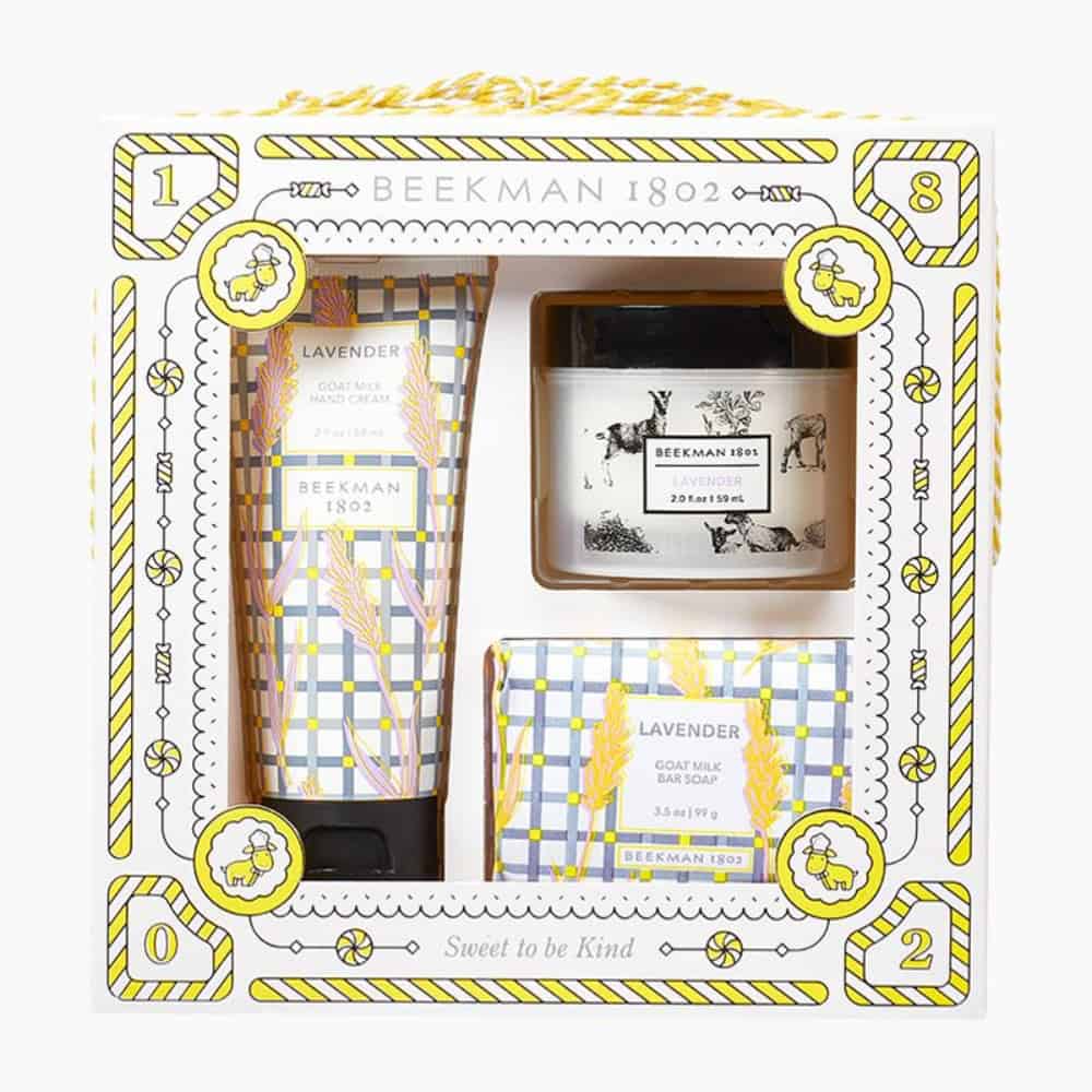 Beekman 1802 Lavender Sweet to be Kind Goat Milk Skincare Gift Set