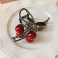 Cherry Hair Claw Clip