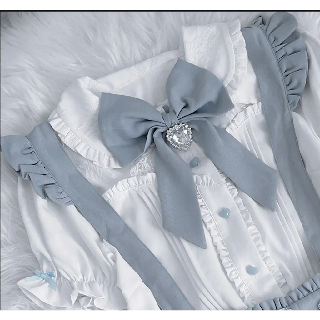 Sweet Fairy Kei Ribbon Blouse