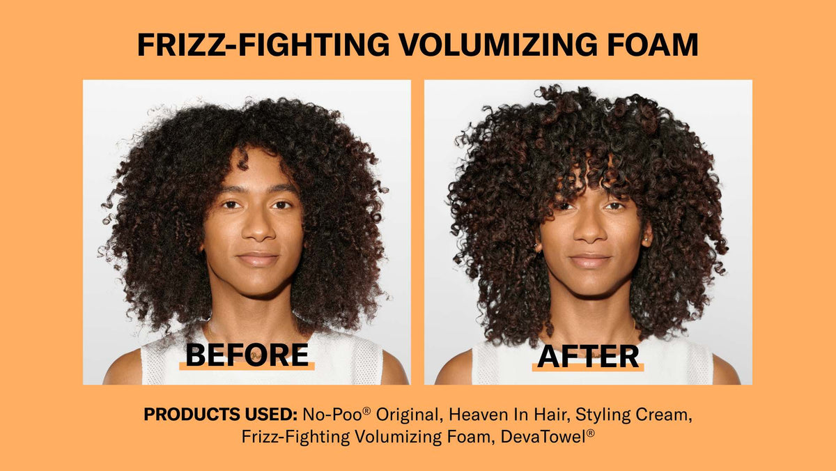 DevaCurl Frizz-Free Foam, 8 oz