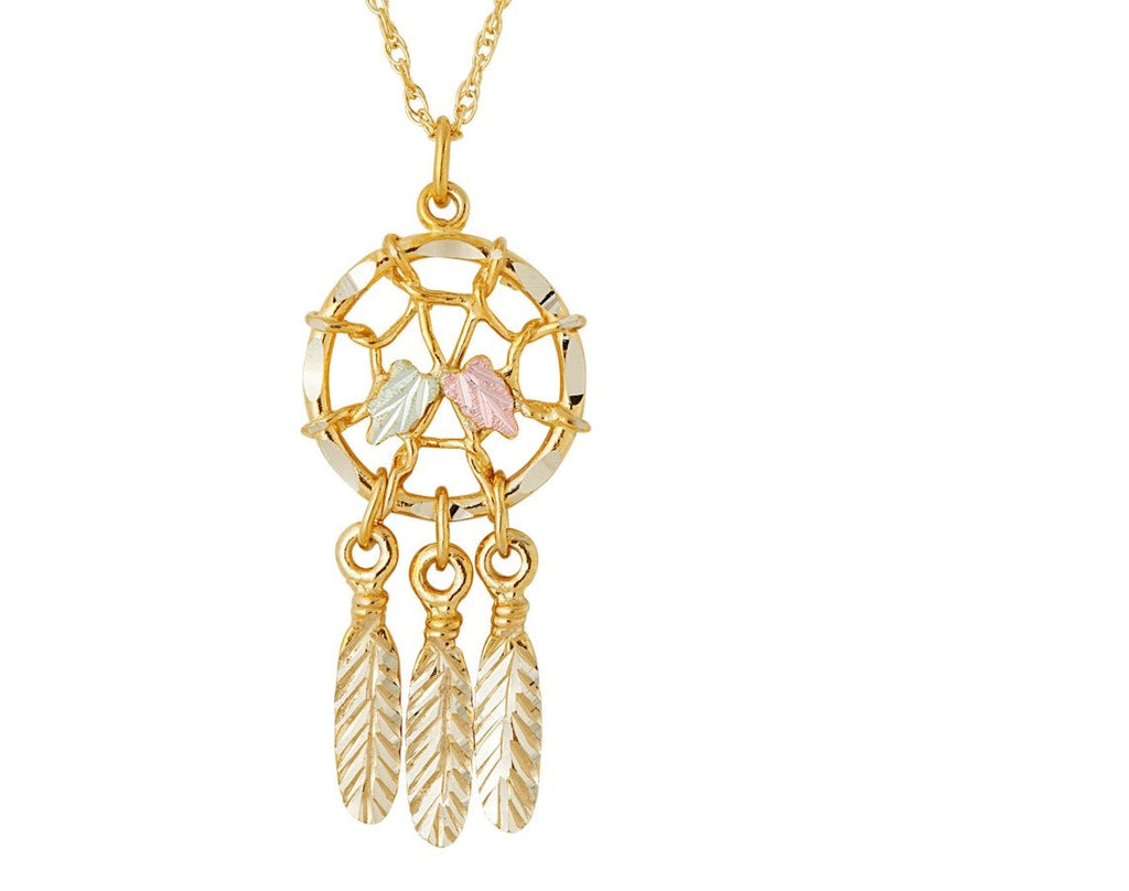 Dreamcatcher - Black Hills Gold Pendant