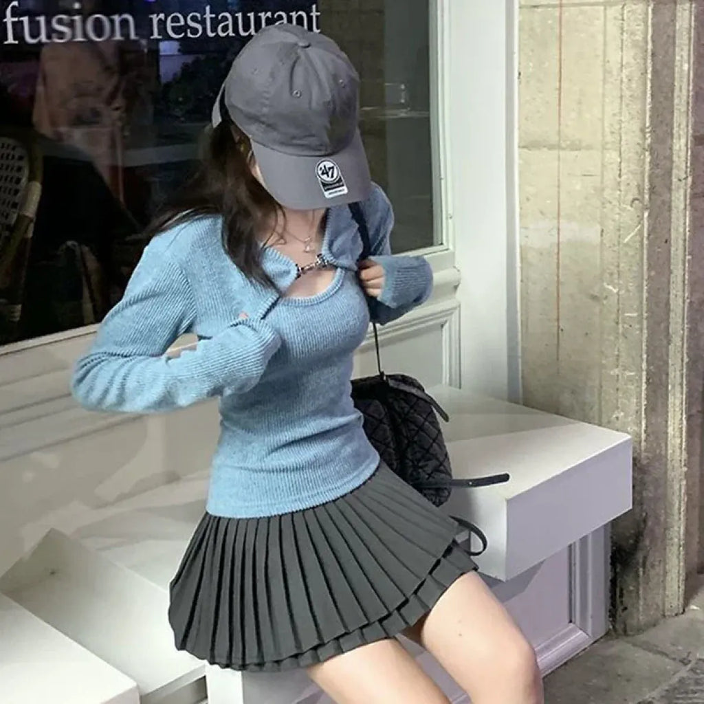 Harajuku Knit Sweater Set
