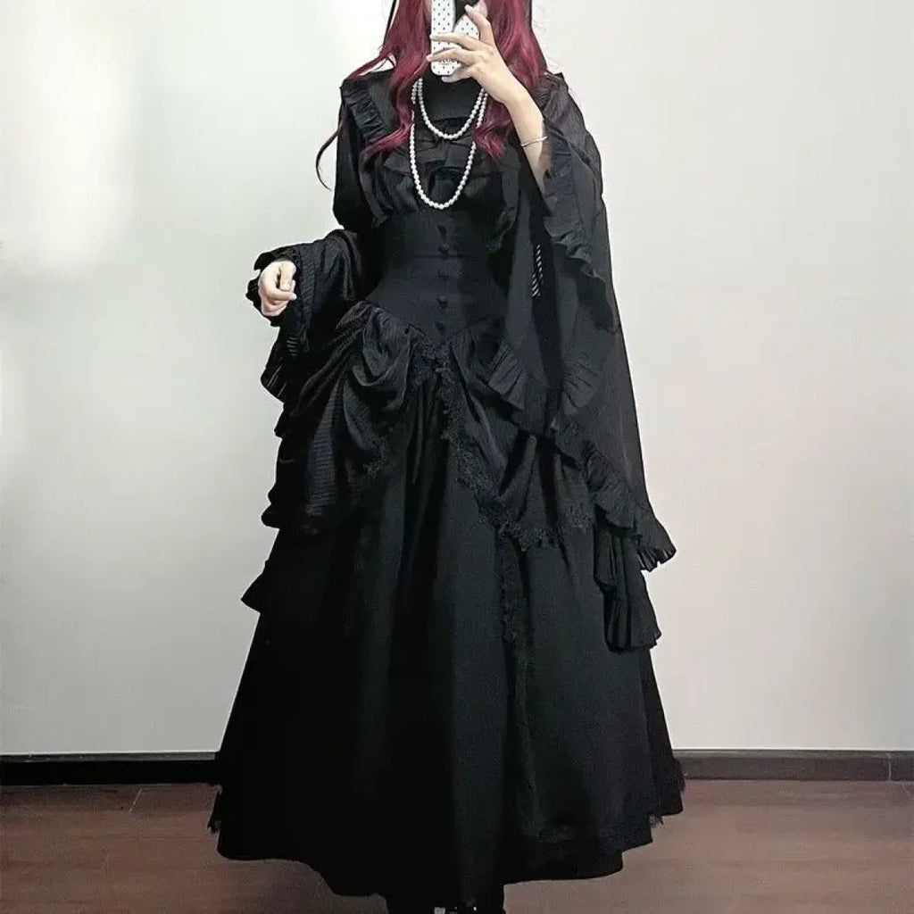 Harajuku Lolita Ruffle Sleeve Top