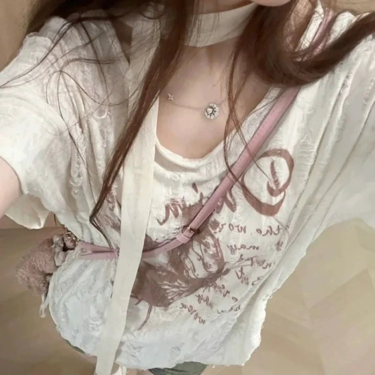 Harajuku Drift Letter T-shirt