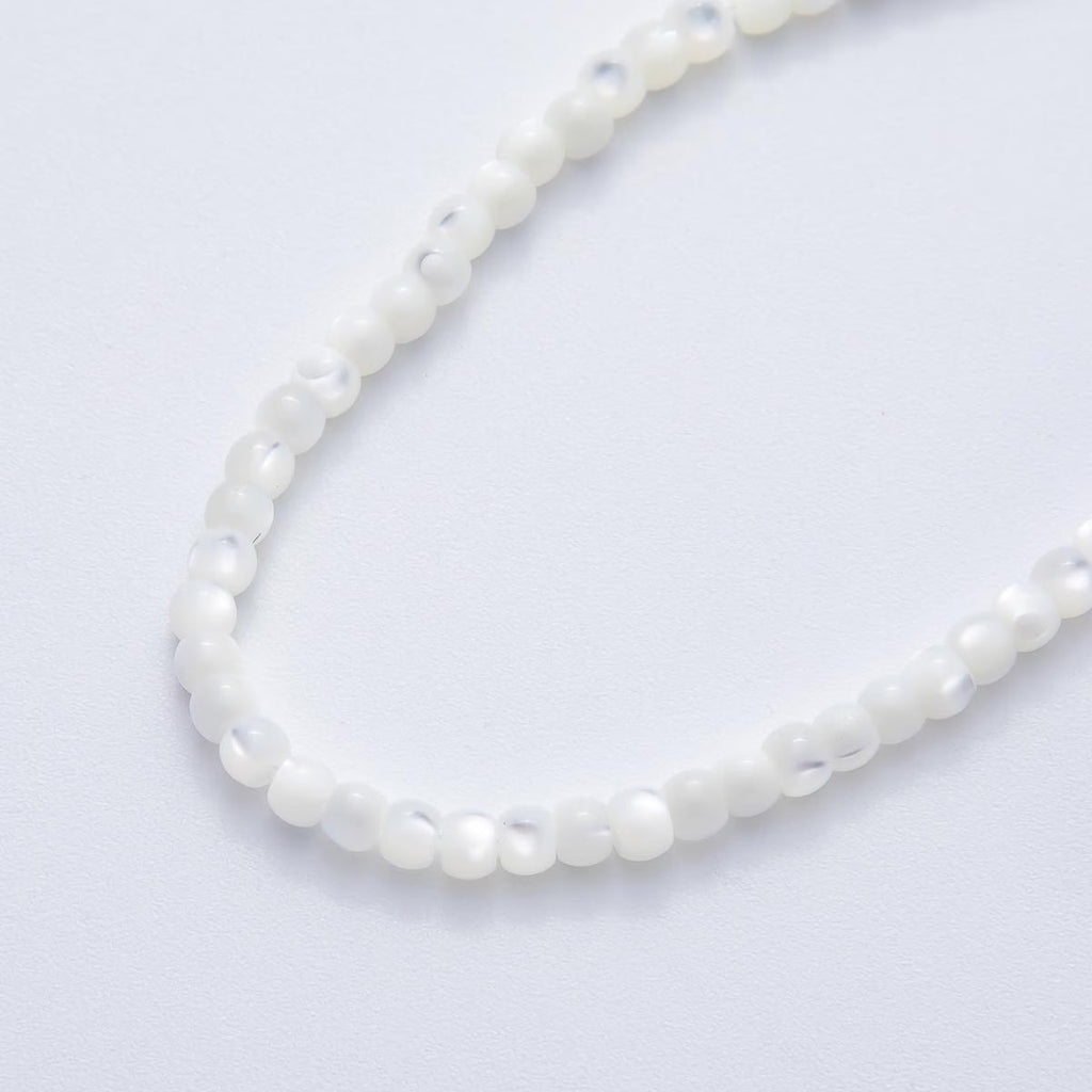 3mm Round Shell Pearl Bead Strand | WA-03494
