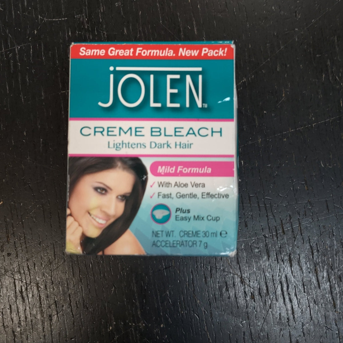 Jolen Creme Bleach Mild Formula with Aloe Vera, 30 ml – Lightens Dark Facial & Body Hair
