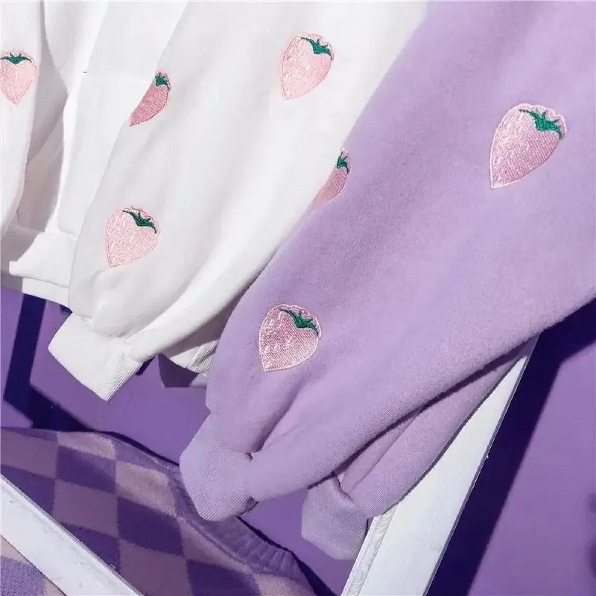 Kawaii Strawberry Hoodie