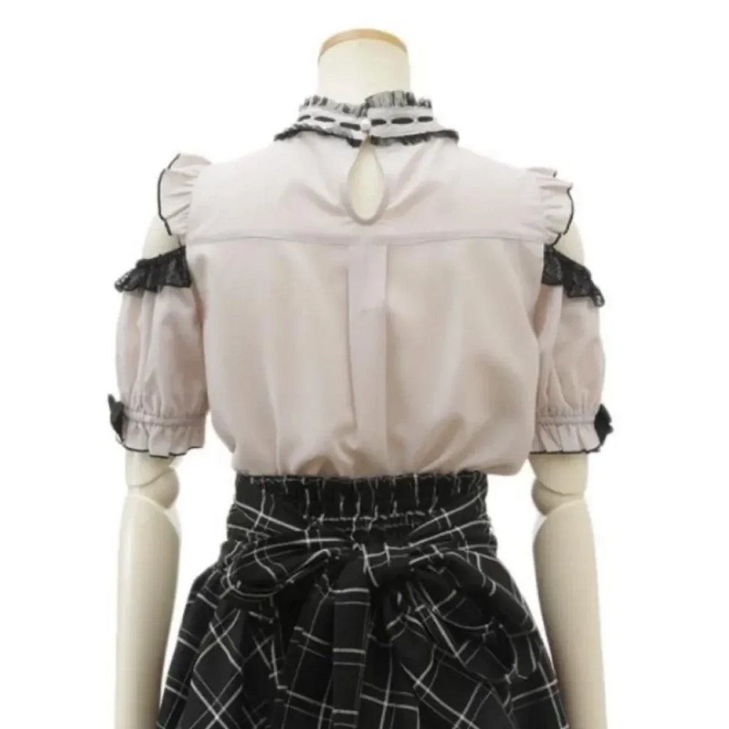 Lolita Lace Bow Off Shoulder Blouse