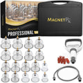 Professional Biomagnetic Cupping Therapy Set – 18 Massage Cups with Magnetic Therapy