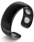 Magnetic Therapy Ring (Brushed Black)