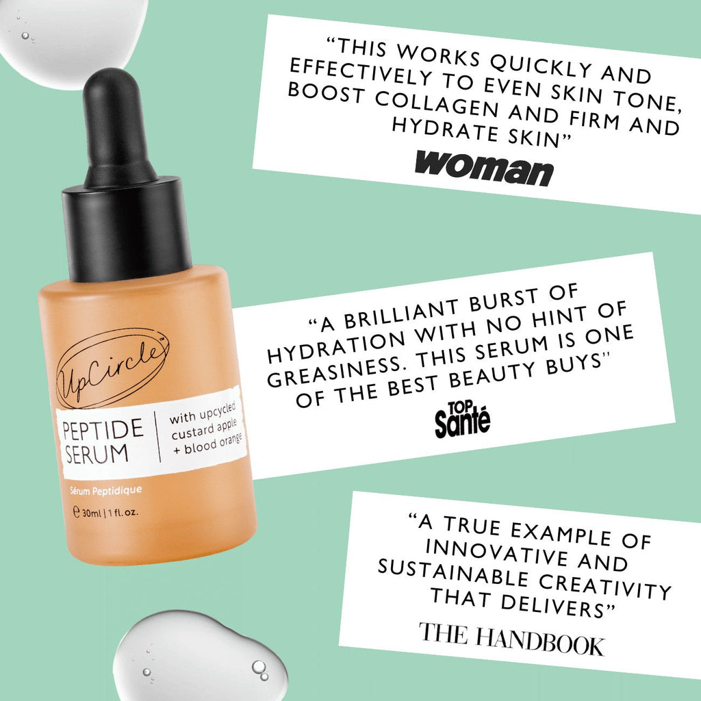 The Menopause Skin Set: Face Wash, Peptide Serum, Overnight Eye Treatment + Ceramide Gel Moisturizer