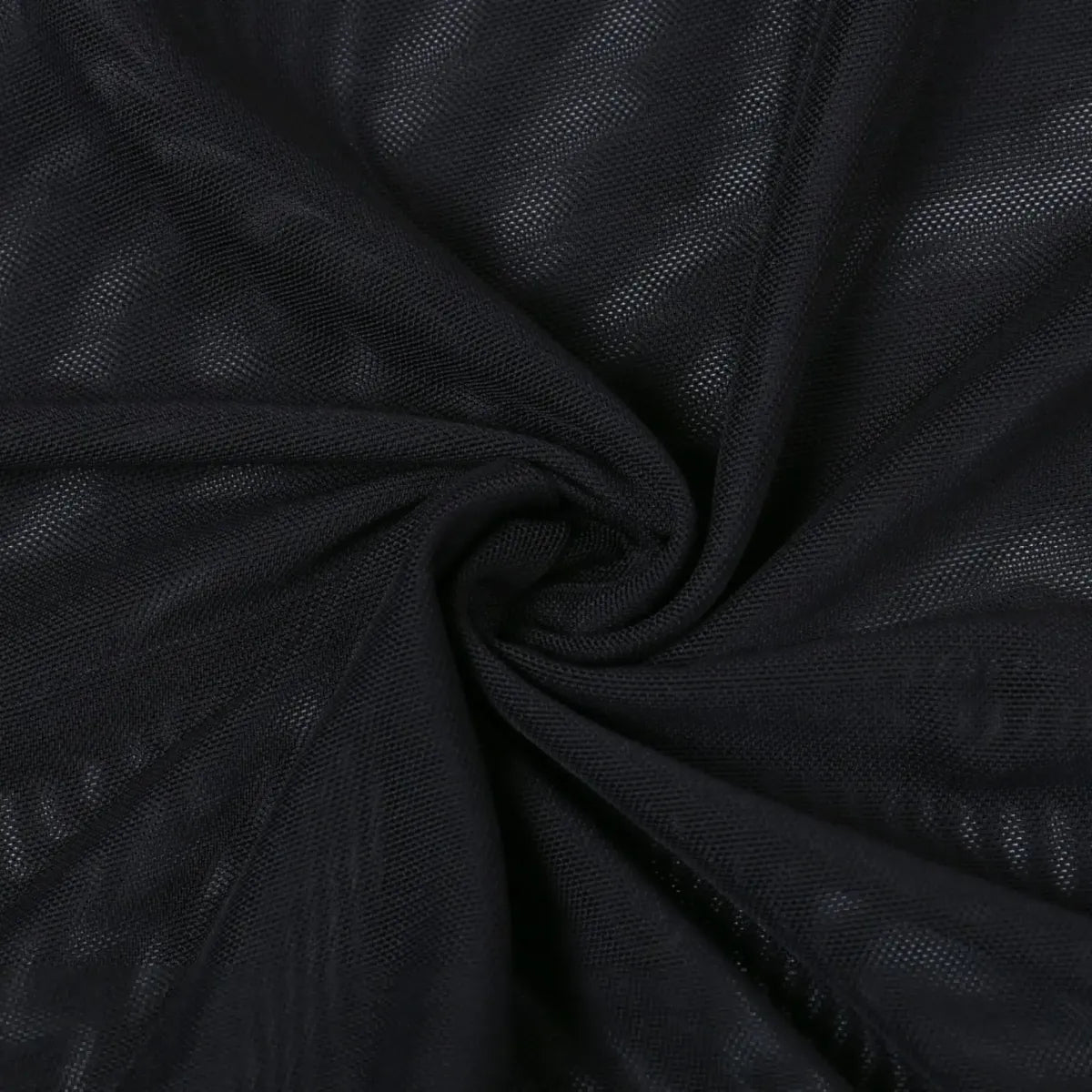 Punk Gothic Eyelet Mesh Skirt
