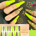 Extra Long Coffin Press on Nails