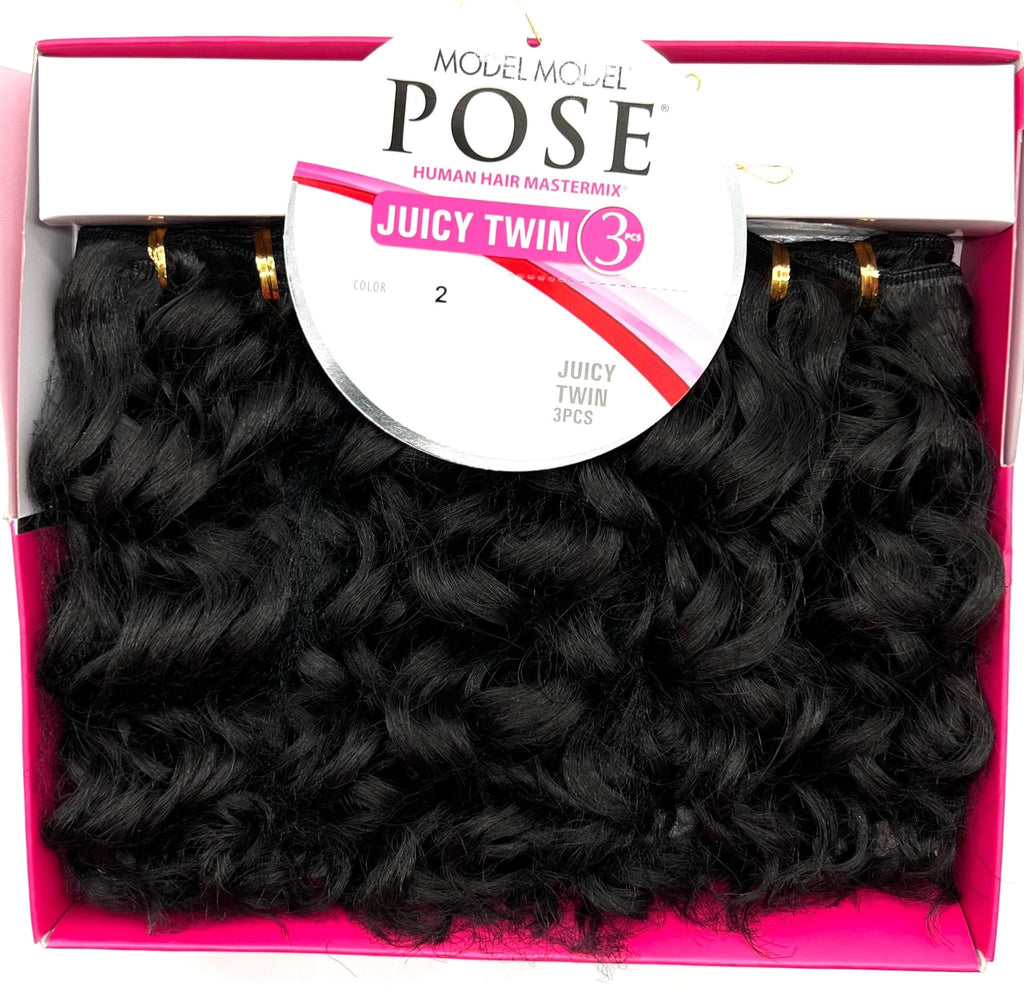 Model Model Pose Juicy Twin Human Hair Blend, 3 pc