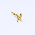 PVD Gold Stainless Steel 8.5mm Tiny Scissor Barber Tool 3D Charm | J542