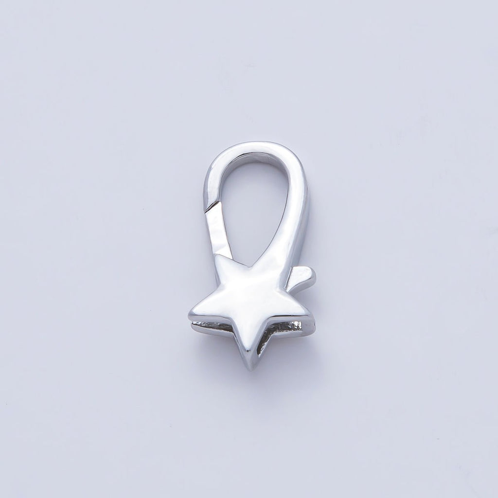 18K Gold Filled 17mm Shooting Star Lobster Claw Clasp Finding in Gold & Silver | Z1418 Z1610