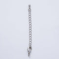 Rhodium Plated 68mm Lobster Claw Clasps Extender Finding | Z1663