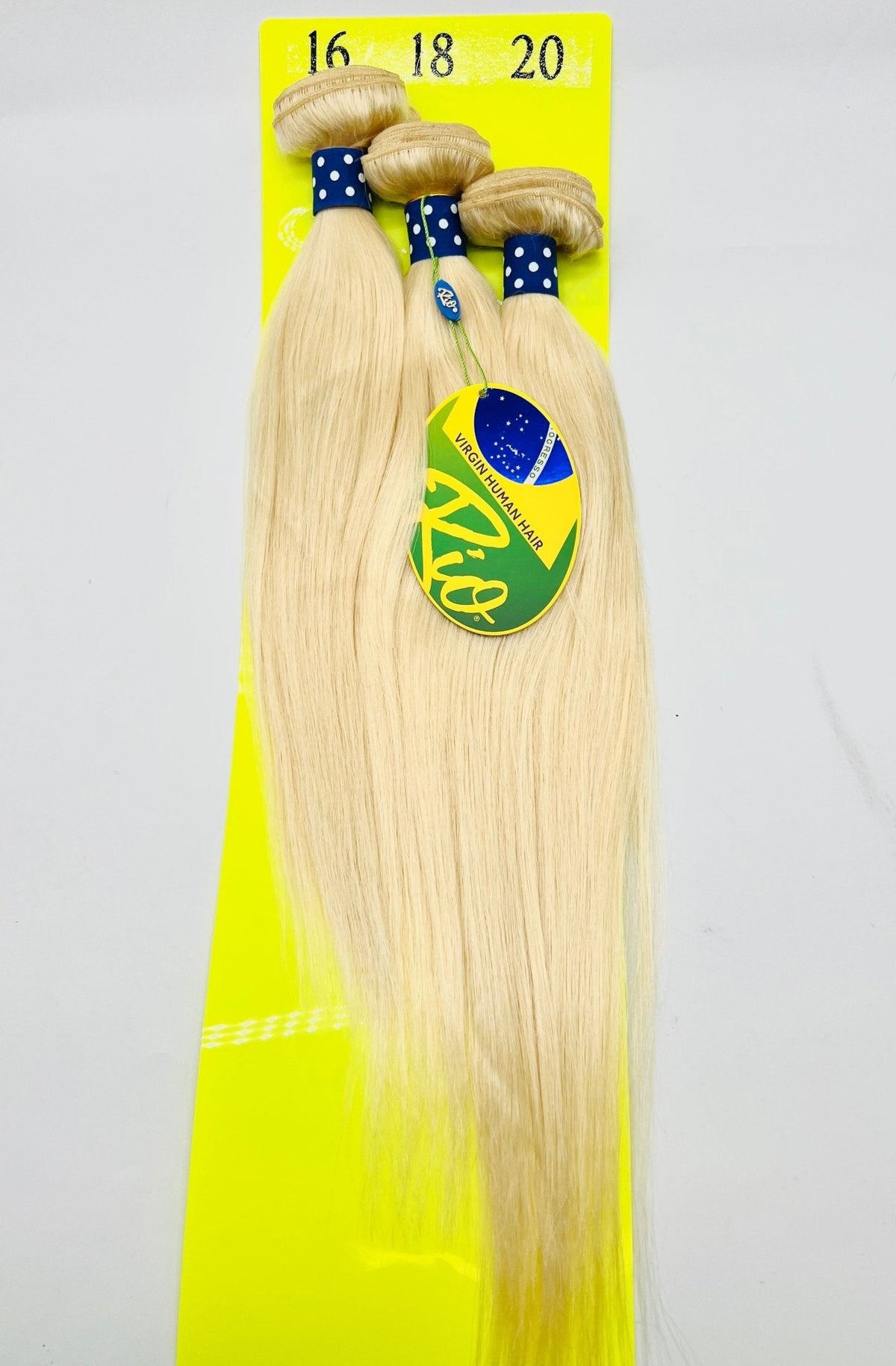 Rio Ukrainian Straight Human Hair Bundles Extensions - Choose Length