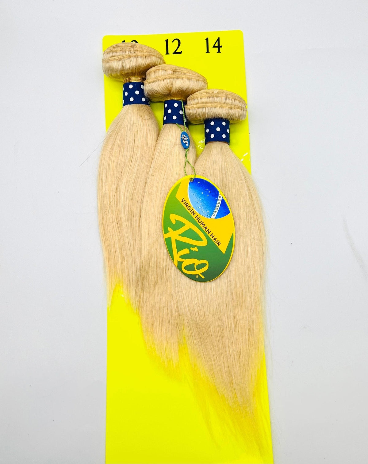 Rio Ukrainian Straight Human Hair Bundles Extensions - Choose Length