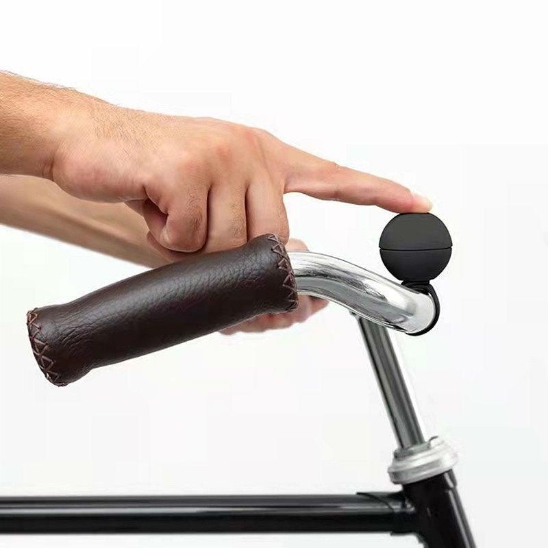 Round Modern Bicycle Bell Electric Bike Horn Loud 130db Sound Signal 3 Ringtones Little Black Ball Water Proof Accessories 3 Sound Modes Loud Horn Waterproof Bicycle Bell For Handlebar Bicycle Horn