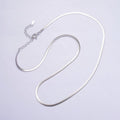 S925 Sterling Silver 2mm Snake Chain 17Inch Necklace w. Extender | WA-02158