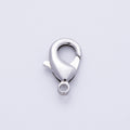 Silver 19mm Minimalist Lobster Clasps Claw Closure Findings | Z-A1676