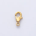 18K Gold PVD Stainless Steel 11mm Geometric Lobster Claw Clasps Closure Finding | Z1637