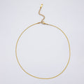 Stainless Steel 1.5mm Minimalist Curb Chain 17 Inch Necklace w. Extender | WA-04278