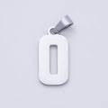 Stainless Steel 23mm Sport Jersey Varsity Number Pendant | Charms-00991 ~ Charms-01000