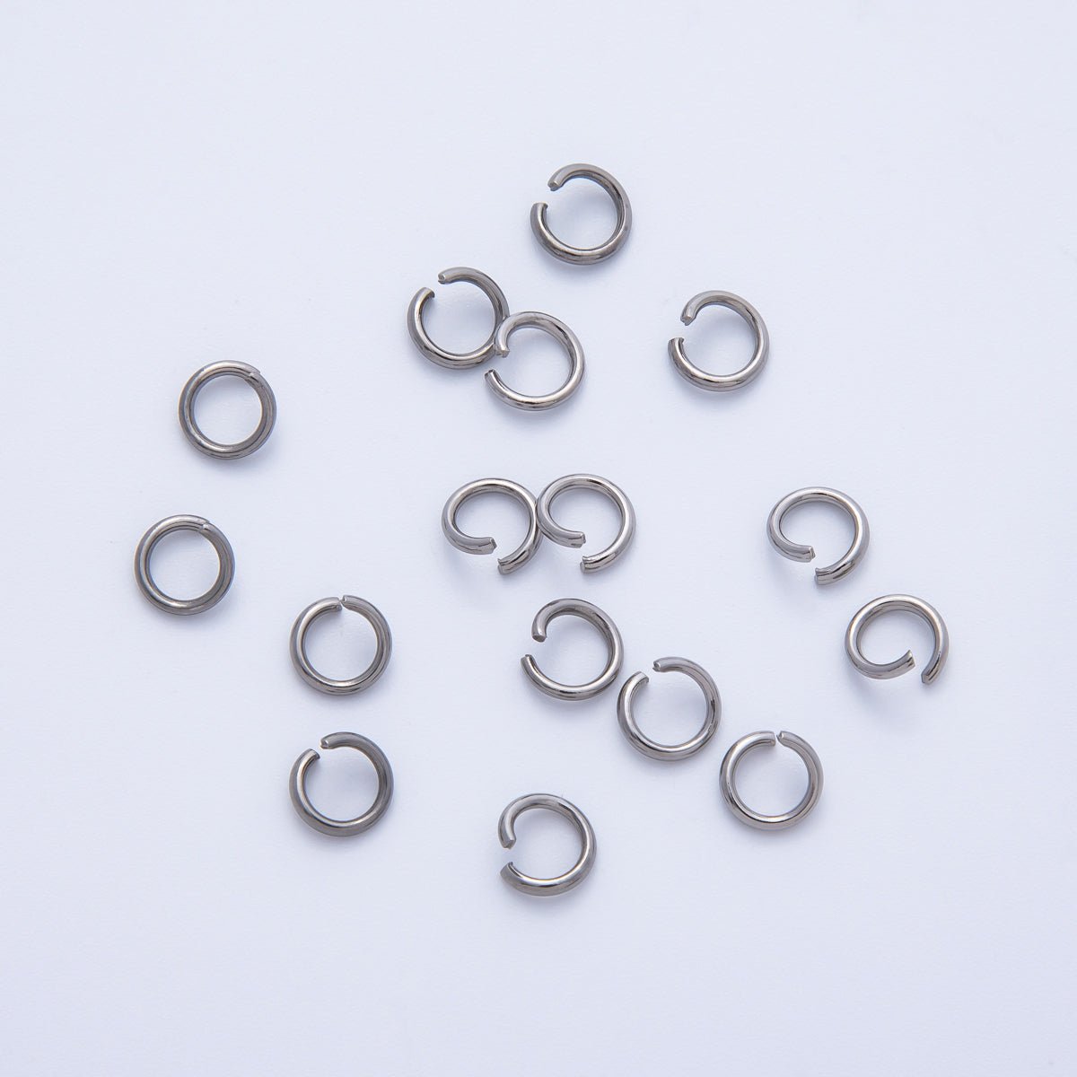 Stainless Steel 6mm x 1mm Jump Ring Findings by 10 Pieces | Findings-00059