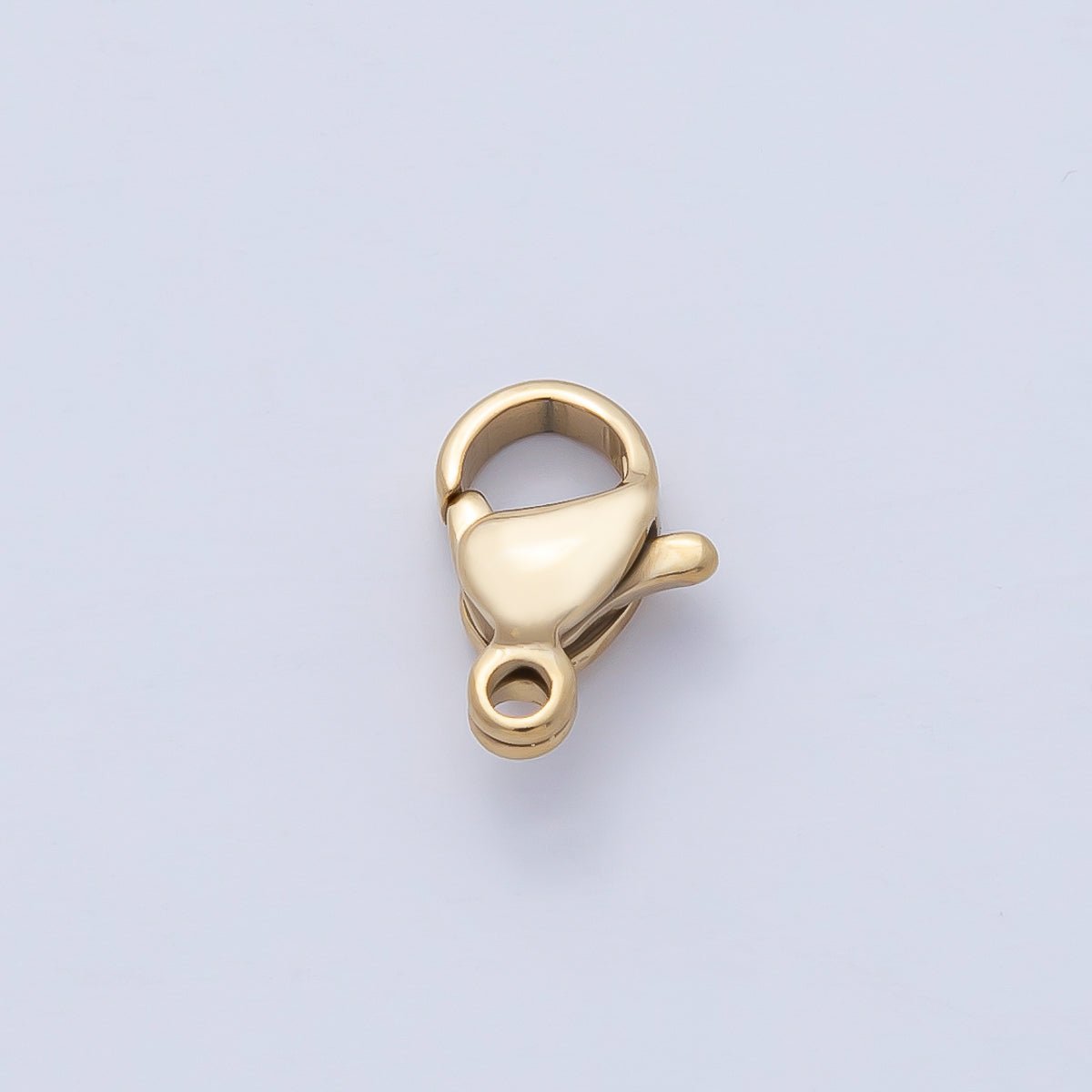 18K Gold PVD Stainless Steel 9mm, 10mm, 11mm, 13mm Minimalist Lobster Claw Clasps Finding | Z1628 - Z1632