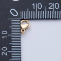 18K Gold PVD Stainless Steel 9mm, 10mm, 11mm, 13mm Minimalist Lobster Claw Clasps Finding | Z1628 - Z1632