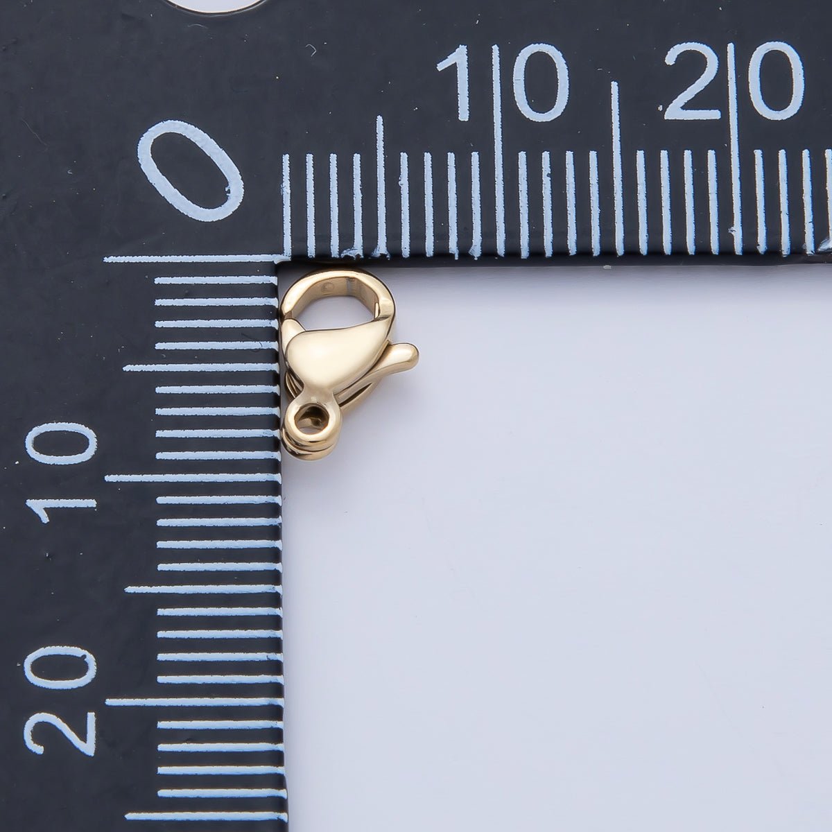 18K Gold PVD Stainless Steel 9mm, 10mm, 11mm, 13mm Minimalist Lobster Claw Clasps Finding | Z1628 - Z1632