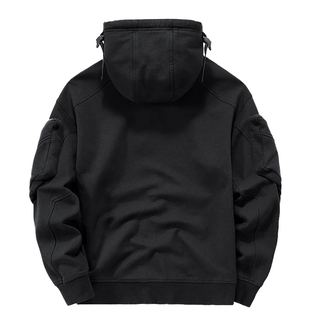 Techwear High Neck Hoodie