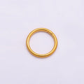 Titanium 10mm Minimalist Round Single Septum Cartilage Piercing Clicker | BJ-00138