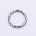 Titanium 10mm Silver Round Single Septum Cartilage Piercing Clicker | BJ-00245