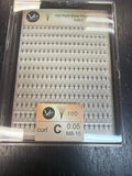 VIP 10D Point Base Premade Fans 0.05 mm C, D, CC & DD Mix | 12-Line Large Trays
