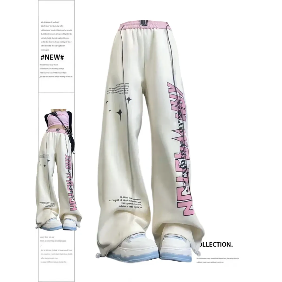 Harajuku Y2K Graphic Sweatpants